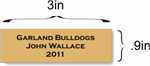 Trophy Name Plates